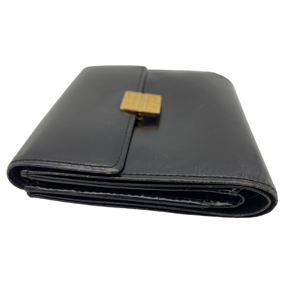 GIVENCHY Bi-fold Calfskin Black Leather Wallet - Picture 4 of 11